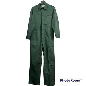 Vintage Mechanic Coveralls Green Sz Medium‎ Workshop Grunge